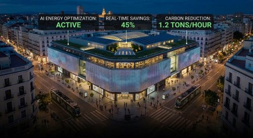 IA reduz consumo elétrico em shoppings de Madrid e vira referência para eficiência energética