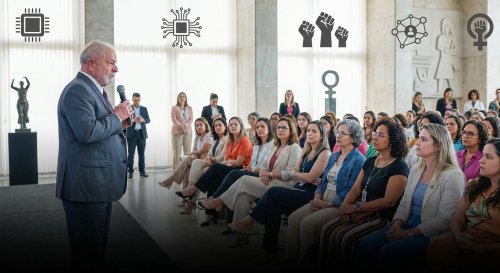 Lula alerta: “Mulheres precisam tomar cuidado com a inteligência artificial” em evento no RJ