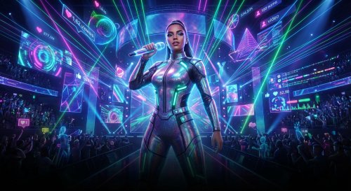 Cantora pop criada por IA ganha força no streaming e desperta interesse internacional